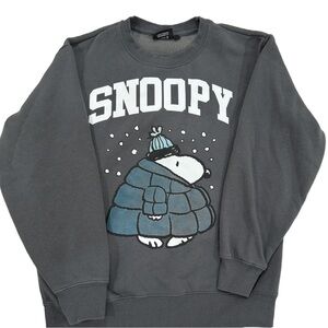 Peanuts Snoopy Charcoal Sweater